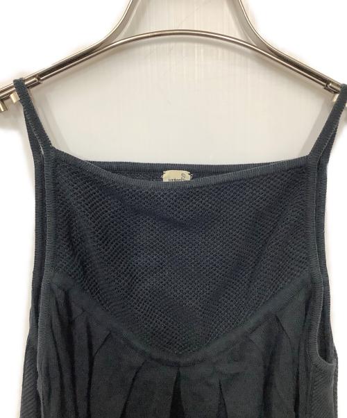 HERMES（エルメス）HERMES (エルメス) キャミソールワンピース ネイビー サイズ:Sの古着・服飾アイテム