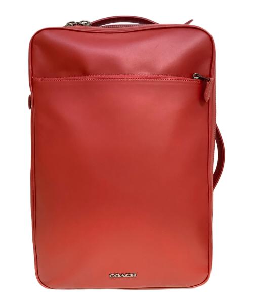 COACH（コーチ）COACH (コーチ) 2WAYバッグ レッドの古着・服飾アイテム