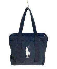 POLO RALPH LAUREN（ポロ・ラルフローレン）の古着「トートバッグ」｜ネイビー