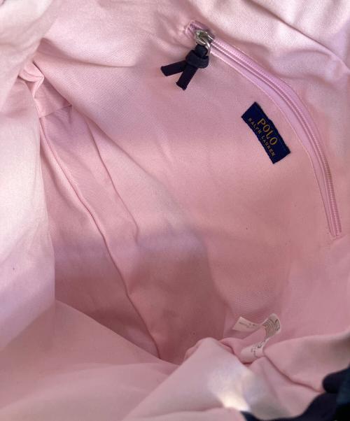 POLO RALPH LAUREN（ポロ・ラルフローレン）POLO RALPH LAUREN (ポロ・ラルフローレン) トートバッグ ネイビーの古着・服飾アイテム