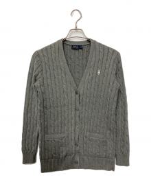 POLO RALPH LAUREN（ポロ・ラルフローレン）の古着「厚手カーディガン」｜グレー