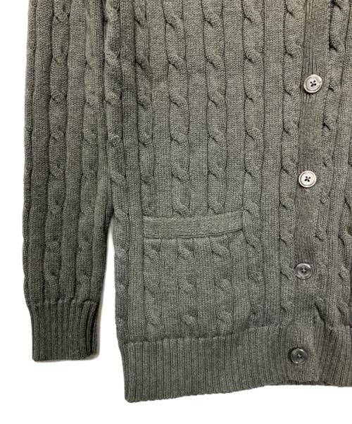 POLO RALPH LAUREN（ポロ・ラルフローレン）POLO RALPH LAUREN (ポロ・ラルフローレン) 厚手カーディガン グレー サイズ:Sの古着・服飾アイテム