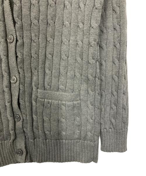 POLO RALPH LAUREN（ポロ・ラルフローレン）POLO RALPH LAUREN (ポロ・ラルフローレン) 厚手カーディガン グレー サイズ:Sの古着・服飾アイテム