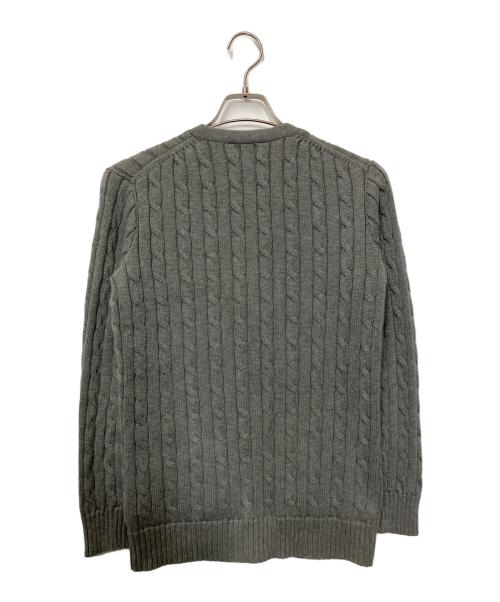 POLO RALPH LAUREN（ポロ・ラルフローレン）POLO RALPH LAUREN (ポロ・ラルフローレン) 厚手カーディガン グレー サイズ:Sの古着・服飾アイテム