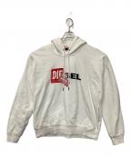 DIESELディーゼル）の古着「プルオーバーパーカー」｜ホワイト