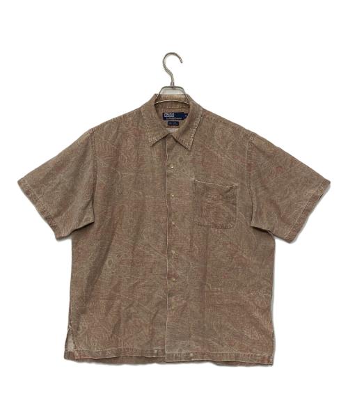 POLO RALPH LAUREN（ポロ・ラルフローレン）POLO RALPH LAUREN (ポロ・ラルフローレン) 半袖シャツ ブラウン サイズ:Mの古着・服飾アイテム