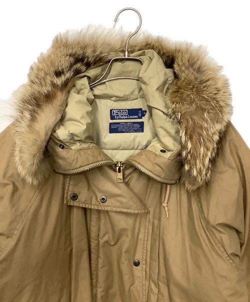 POLO RALPH LAUREN（ポロ・ラルフローレン）POLO RALPH LAUREN (ポロ・ラルフローレン) ダウンジャケット ベージュ サイズ:Mの古着・服飾アイテム