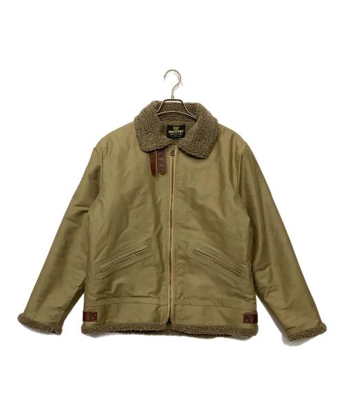 HOUSTON（ヒューストン）HOUSTON (ヒューストン) デッキジャケット グリーン サイズ:Lの古着・服飾アイテム