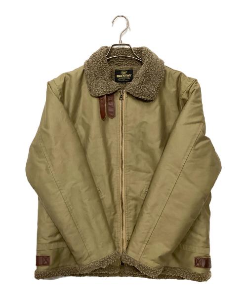 HOUSTON（ヒューストン）HOUSTON (ヒューストン) デッキジャケット グリーン サイズ:Lの古着・服飾アイテム
