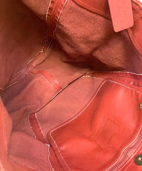 COACH（コーチ）COACH (コーチ) トートバッグ レッドの古着・服飾アイテム