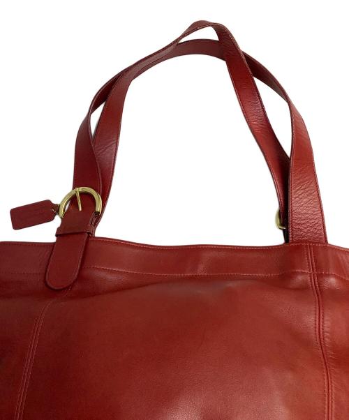 COACH（コーチ）COACH (コーチ) トートバッグ レッドの古着・服飾アイテム