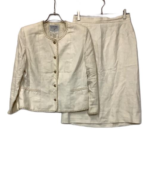 CHANEL BOUTIQUE（シャネル ブティック）CHANEL BOUTIQUE (シャネル ブティック) フォーマルセットアップ ベージュ サイズ:44の古着・服飾アイテム