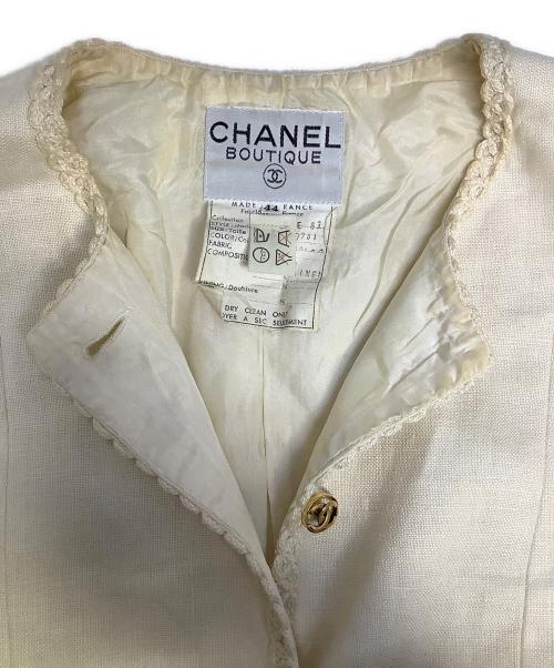 CHANEL BOUTIQUE（シャネル ブティック）CHANEL BOUTIQUE (シャネル ブティック) フォーマルセットアップ ベージュ サイズ:44の古着・服飾アイテム