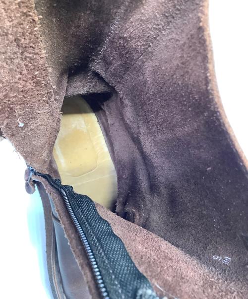 CLARKS（クラークス）CLARKS (クラークス) サイドジップブーツ ブラウン サイズ:US7の古着・服飾アイテム
