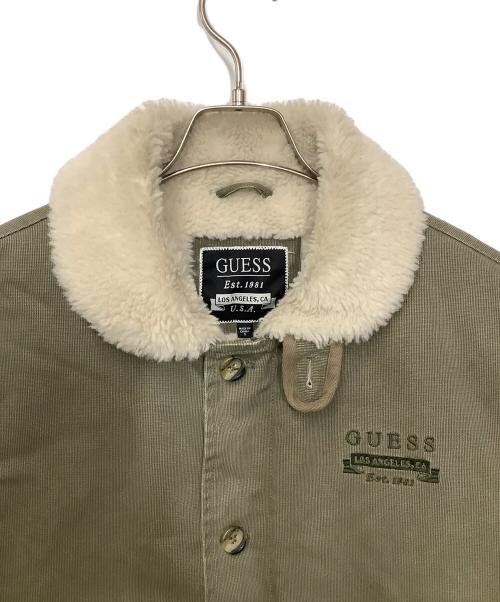 GUESS（ゲス）GUESS (ゲス) ハンタージャケット カーキ サイズ:Sの古着・服飾アイテム