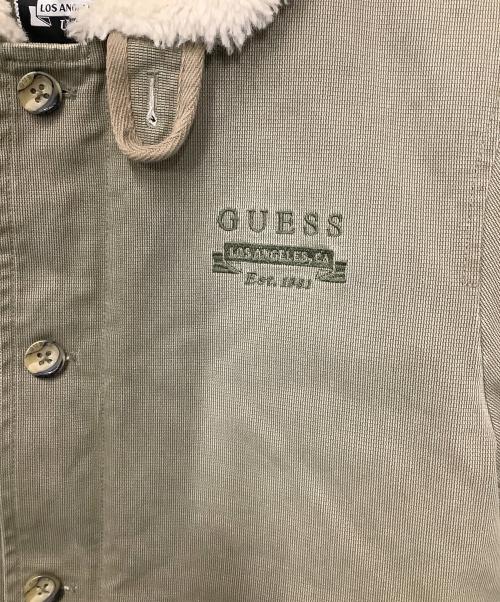GUESS（ゲス）GUESS (ゲス) ハンタージャケット カーキ サイズ:Sの古着・服飾アイテム