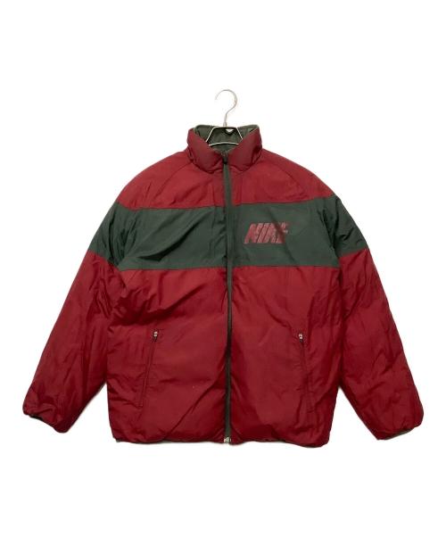 NIKE（ナイキ）NIKE (ナイキ) リバーシブルジャケット グリーン×レッド サイズ:-の古着・服飾アイテム