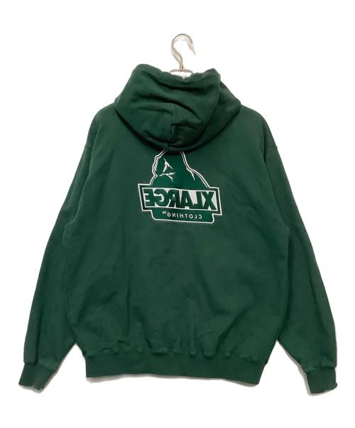 X-LARGE（エクストララージ）X-LARGE (エクストララージ) ジップパーカー グリーン サイズ:Lの古着・服飾アイテム