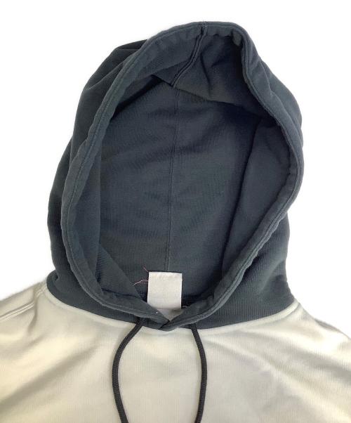 NIKE（ナイキ）NIKE (ナイキ) SUPREME (シュプリーム) プルオーバーパーカー ホワイト×ブラック サイズ:Mの古着・服飾アイテム