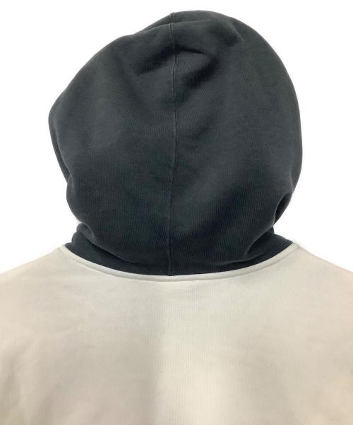 NIKE（ナイキ）NIKE (ナイキ) SUPREME (シュプリーム) プルオーバーパーカー ホワイト×ブラック サイズ:Mの古着・服飾アイテム