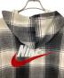 中古・古着 NIKE (ナイキ) SUPREME (シュプリーム) パーカー ブラック×ホワイト サイズ:M：16000円