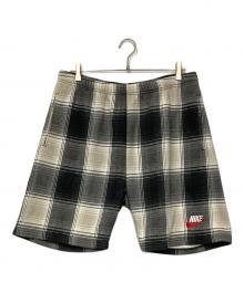 NIKE×SUPREME（ナイキ×シュプリーム）の古着「スウェットハーフパンツ」｜ブラック×ホワイト