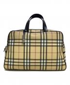 BURBERRYバーバリー）の古着「ミニボストンバッグ」｜ベージュ