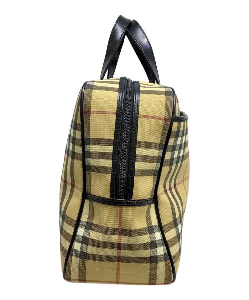 BURBERRY（バーバリー）BURBERRY (バーバリー) ミニボストンバッグ ベージュの古着・服飾アイテム