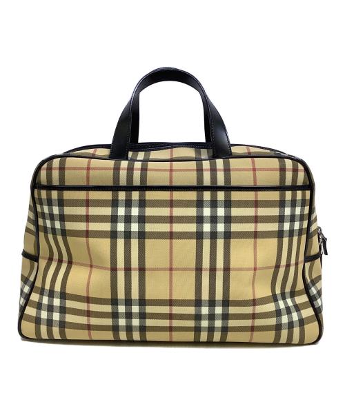 BURBERRY（バーバリー）BURBERRY (バーバリー) ミニボストンバッグ ベージュの古着・服飾アイテム