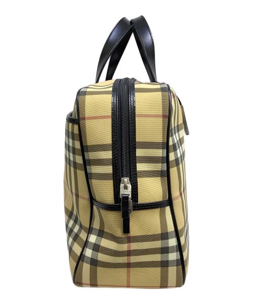 BURBERRY（バーバリー）BURBERRY (バーバリー) ミニボストンバッグ ベージュの古着・服飾アイテム