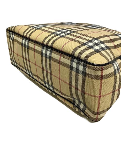 BURBERRY（バーバリー）BURBERRY (バーバリー) ミニボストンバッグ ベージュの古着・服飾アイテム