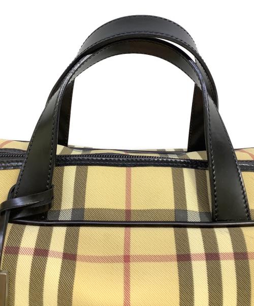 BURBERRY（バーバリー）BURBERRY (バーバリー) ミニボストンバッグ ベージュの古着・服飾アイテム
