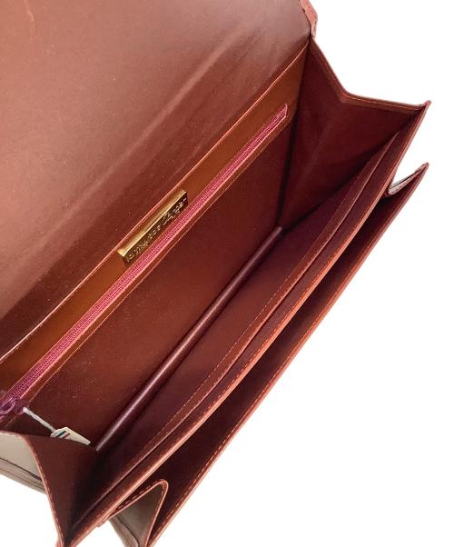 Cartier（カルティエ）Cartier (カルティエ) セカンドバッグ ボルドーの古着・服飾アイテム
