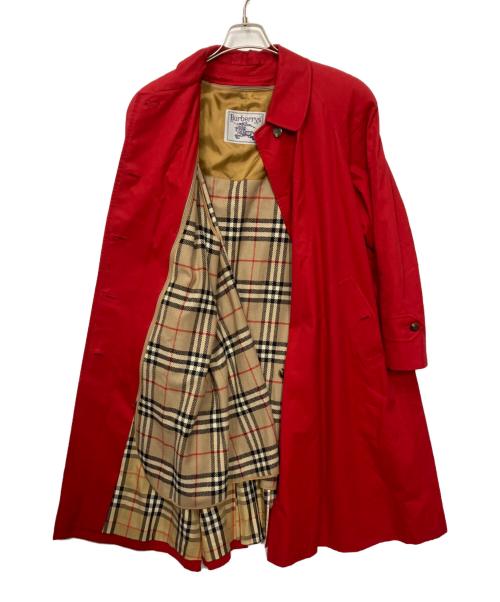 Burberry's（バーバリーズ）Burberry's (バーバリーズ) ステンカラーコート レッド サイズ:9ARの古着・服飾アイテム