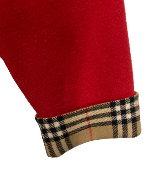 Burberry's（バーバリーズ）Burberry's (バーバリーズ) カシミヤ混コート レッド サイズ:9ARの古着・服飾アイテム