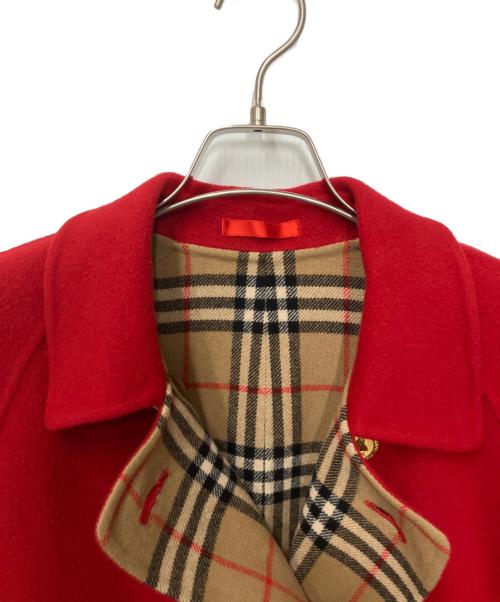 Burberry's（バーバリーズ）Burberry's (バーバリーズ) カシミヤ混コート レッド サイズ:9ARの古着・服飾アイテム