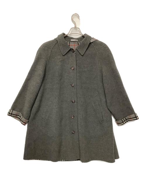 Burberry's（バーバリーズ）Burberry's (バーバリーズ) カシミヤ混コート グレー サイズ:11ARの古着・服飾アイテム