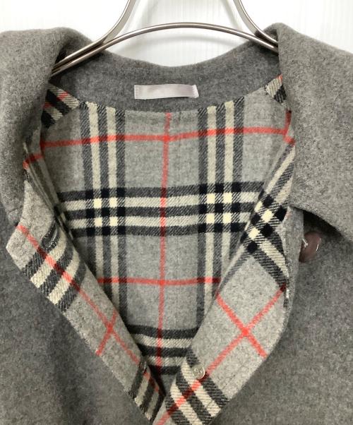 Burberry's（バーバリーズ）Burberry's (バーバリーズ) カシミヤ混コート グレー サイズ:11ARの古着・服飾アイテム