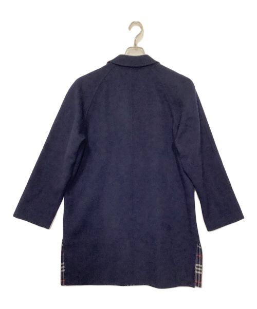 Burberry's（バーバリーズ）Burberry's (バーバリーズ) カシミヤ混コート ネイビー サイズ:9ARの古着・服飾アイテム