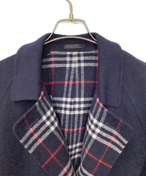 Burberry's（バーバリーズ）Burberry's (バーバリーズ) カシミヤ混コート ネイビー サイズ:9ARの古着・服飾アイテム