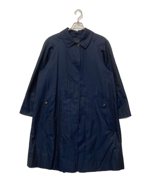 Burberry's（バーバリーズ）Burberry's (バーバリーズ) ライナー付ステンカラーコート ネイビー サイズ:9ARの古着・服飾アイテム