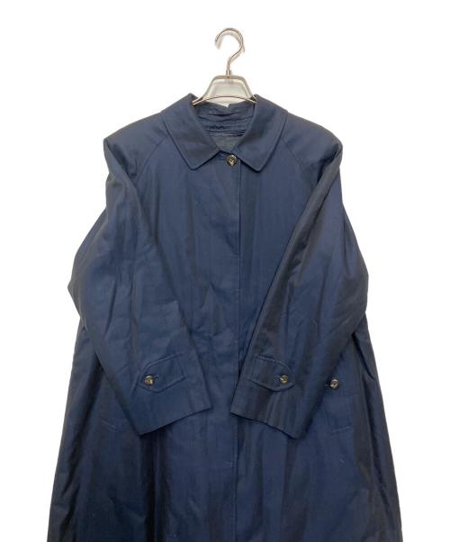 Burberry's（バーバリーズ）Burberry's (バーバリーズ) ライナー付ステンカラーコート ネイビー サイズ:9ARの古着・服飾アイテム