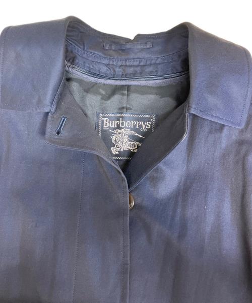 Burberry's（バーバリーズ）Burberry's (バーバリーズ) ライナー付ステンカラーコート ネイビー サイズ:9ARの古着・服飾アイテム