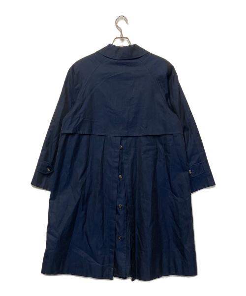 Burberry's（バーバリーズ）Burberry's (バーバリーズ) ライナー付ステンカラーコート ネイビー サイズ:9ARの古着・服飾アイテム