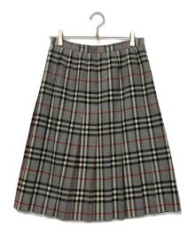 Burberry's（バーバリーズ）の古着「ノバチェックスカート」｜グレー