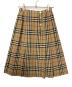 Burberry's（バーバリーズ）の古着「ノバチェックスカート」｜ベージュ