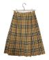 Burberry's (バーバリーズ) ノバチェックスカート ベージュ サイズ:9AR：8000円