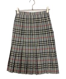Burberry's（バーバリーズ）の古着「ノバチェックスカート」｜グレー
