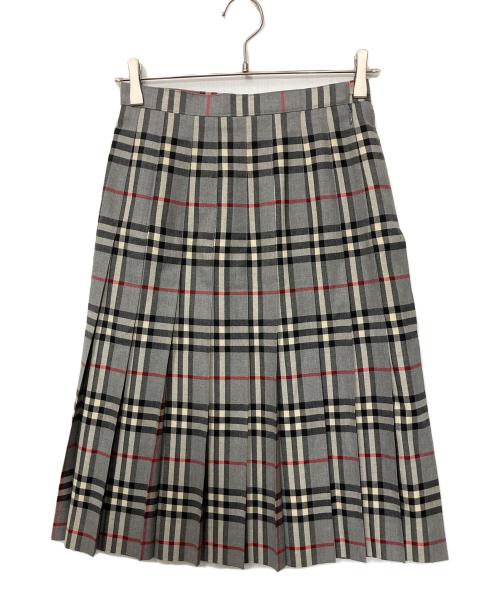 Burberry's（バーバリーズ）Burberry's (バーバリーズ) ノバチェックスカート グレー サイズ:不明の古着・服飾アイテム