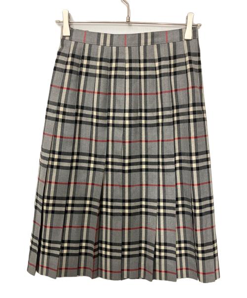 Burberry's（バーバリーズ）Burberry's (バーバリーズ) ノバチェックスカート グレー サイズ:不明の古着・服飾アイテム